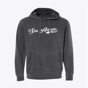 San Antonio Texas Vintage Team Pigment-Dyed Hoodie