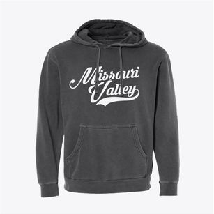 Missouri Valley Iowa Vintage Team Pigment-Dyed Hoodie