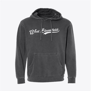 West Bloomfield New York Vintage Team Pigment-Dyed Hoodie