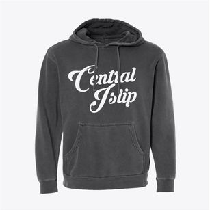 Central Islip New York Vintage Team Pigment-Dyed Hoodie