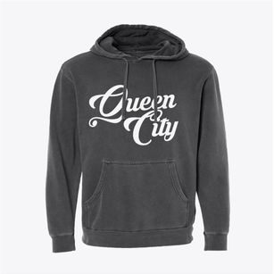 Queen City Texas Vintage Team Pigment-Dyed Hoodie