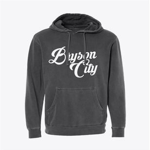 Bryson City North Carolina Vintage Team Pigment-Dyed Hoodie