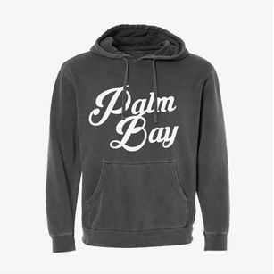 Palm Bay Florida Vintage Team Pigment-Dyed Hoodie