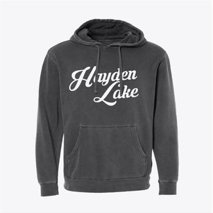Hayden Lake Idaho Vintage Team Pigment-Dyed Hoodie