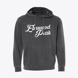 Elmwood Park Wisconsin Vintage Team Pigment-Dyed Hoodie