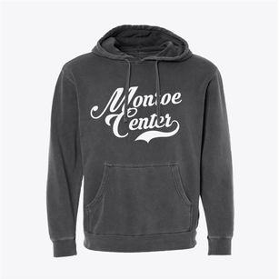 Monroe Center Illinois Vintage Team Pigment-Dyed Hoodie
