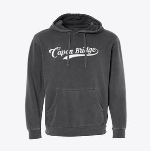 Capon Bridge West Virginia Vintage Team Pigment-Dyed Hoodie