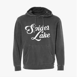 Spider Lake Wisconsin Vintage Team Pigment-Dyed Hoodie