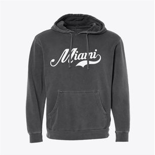 Miami Oklahoma Vintage Team Pigment-Dyed Hoodie