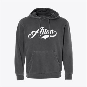 Alton Indiana Vintage Team Pigment-Dyed Hoodie