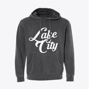 Lake City South Dakota Vintage Team Pigment-Dyed Hoodie