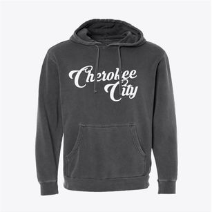 Cherokee City Arkansas Vintage Team Pigment-Dyed Hoodie