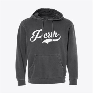 Perth North Dakota Vintage Team Pigment-Dyed Hoodie