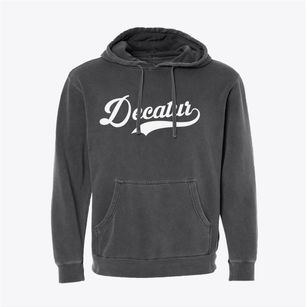 Decatur Illinois Vintage Team Pigment-Dyed Hoodie