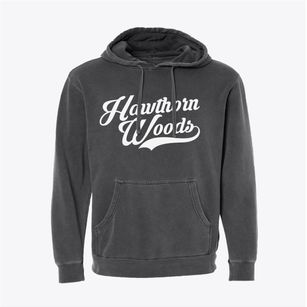 Hawthorn Woods Illinois Vintage Team Pigment-Dyed Hoodie