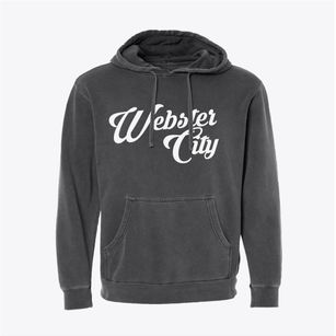 Webster City Iowa Vintage Team Pigment-Dyed Hoodie