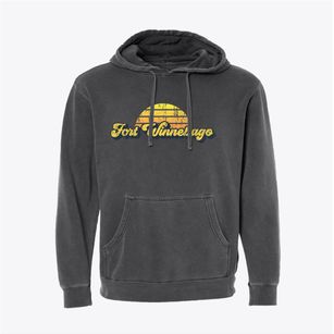 Fort Winnebago Wisconsin Sublime Sunset Pigment-Dyed Hoodie