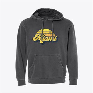 Miami Oklahoma Sublime Sunset Pigment-Dyed Hoodie