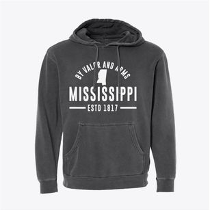  Mississippi Motto Pigment-Dyed Hoodie