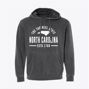  North Carolina Motto Pigment-Dyed Hoodie