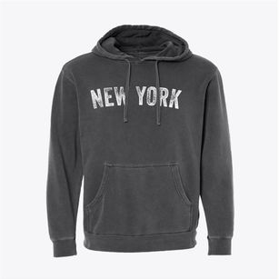 New York City New York Timeless Retro Pigment-Dyed Hoodie