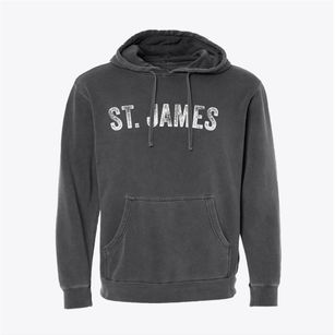St. James North Carolina Timeless Retro Pigment-Dyed Hoodie