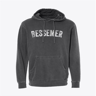 Bessemer Michigan Timeless Retro Pigment-Dyed Hoodie