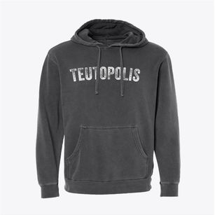 Teutopolis Illinois Timeless Retro Pigment-Dyed Hoodie