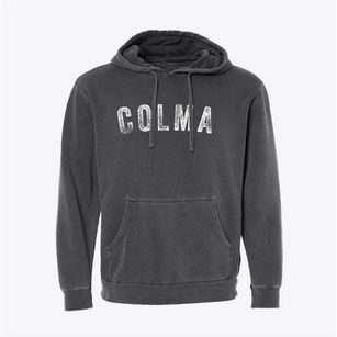 Colma California Timeless Retro Pigment-Dyed Hoodie