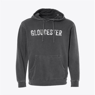 Gloucester Massachusetts Timeless Retro Pigment-Dyed Hoodie