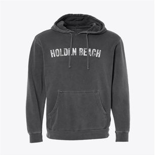 Holden Beach North Carolina Timeless Retro Pigment-Dyed Hoodie