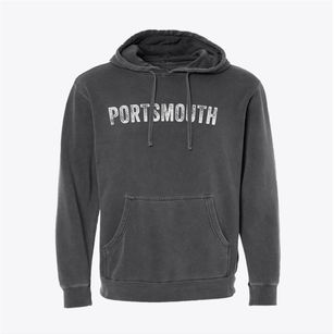 Portsmouth Ohio Timeless Retro Pigment-Dyed Hoodie