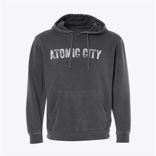 Atomic City Idaho Timeless Retro Pigment-Dyed Hoodie