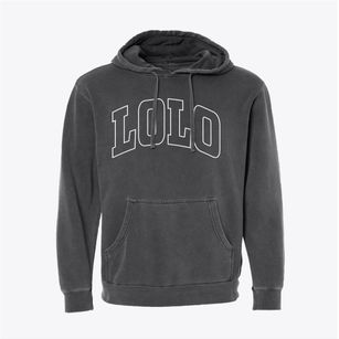 Lolo Montana Trendy Block Pigment-Dyed Hoodie
