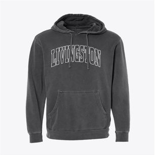 Livingston New York Trendy Block Pigment-Dyed Hoodie