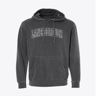Lanesborough Massachusetts Trendy Block Pigment-Dyed Hoodie