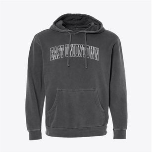 East Uniontown Pennsylvania Trendy Block Pigment-Dyed Hoodie