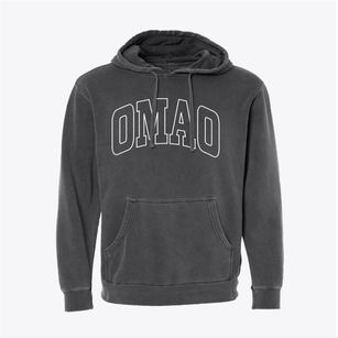 Omao Hawaii Trendy Block Pigment-Dyed Hoodie