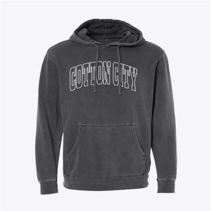 Cotton City New Mexico Trendy Block Pigment-Dyed Hoodie