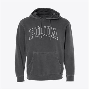 Piqua Kansas Trendy Block Pigment-Dyed Hoodie