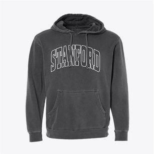 Stanford California Trendy Block Pigment-Dyed Hoodie
