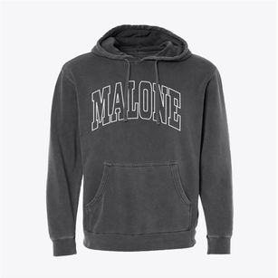 Malone New York Trendy Block Pigment-Dyed Hoodie