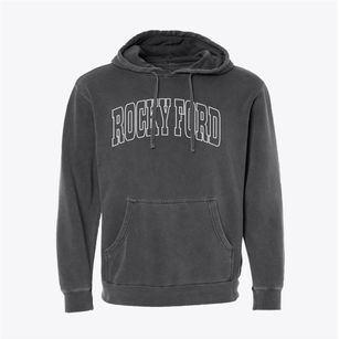 Rocky Ford Oklahoma Trendy Block Pigment-Dyed Hoodie
