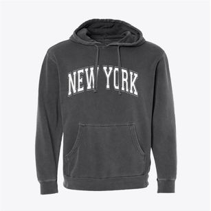 New York City New York Varsity Pigment-Dyed Hoodie