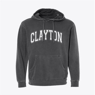 Clayton Wisconsin Varsity Pigment-Dyed Hoodie