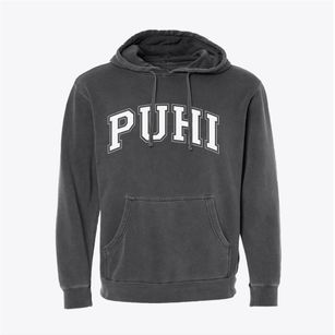 Puhi Hawaii Varsity Pigment-Dyed Hoodie