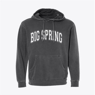 Big Spring Texas Varsity Pigment-Dyed Hoodie