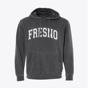 Fresno California Varsity Pigment-Dyed Hoodie