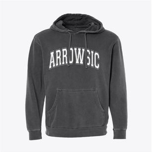 Arrowsic Maine Varsity Pigment-Dyed Hoodie