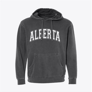 Alberta Virginia Varsity Pigment-Dyed Hoodie